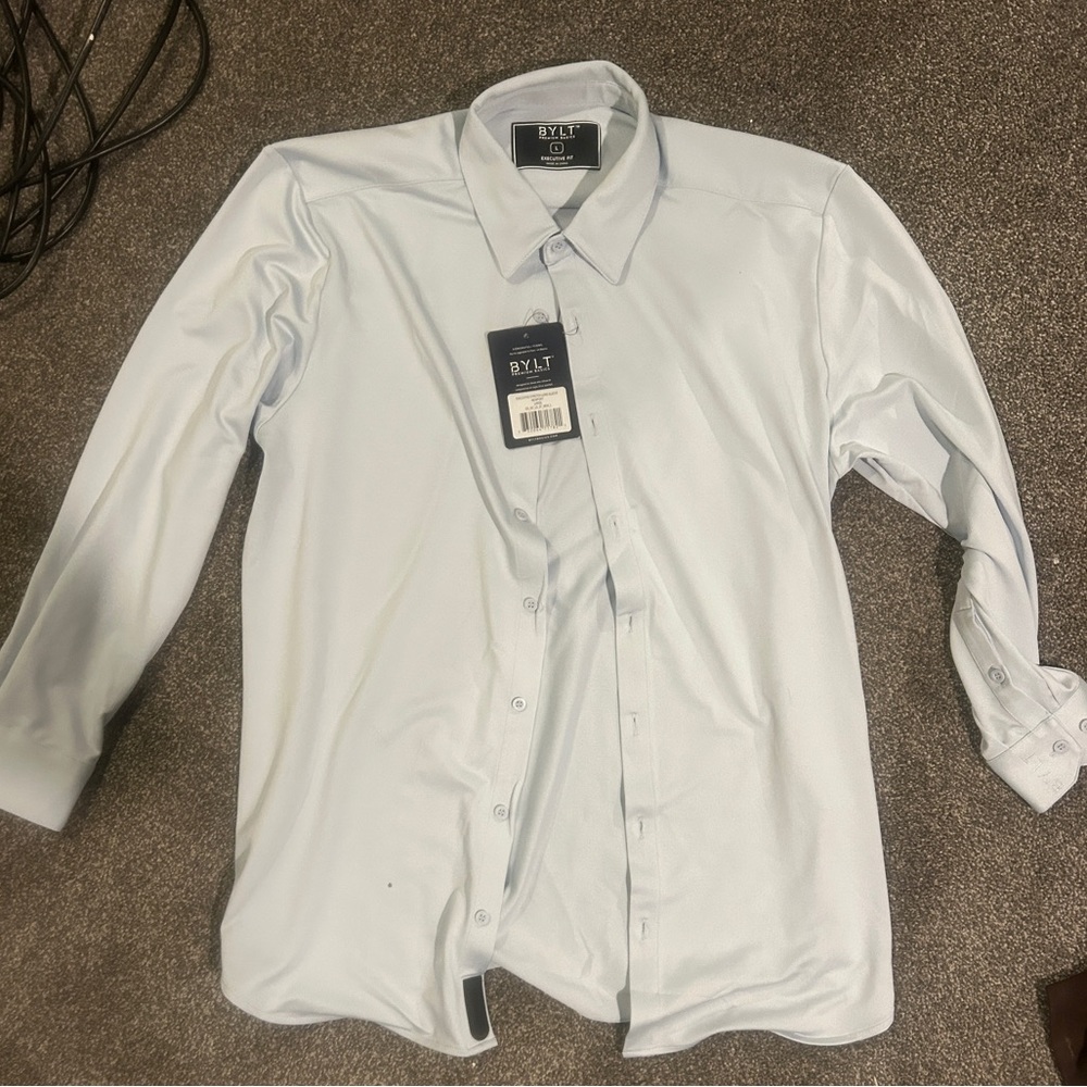 BYLT Basics Light Blue Men's Shirt